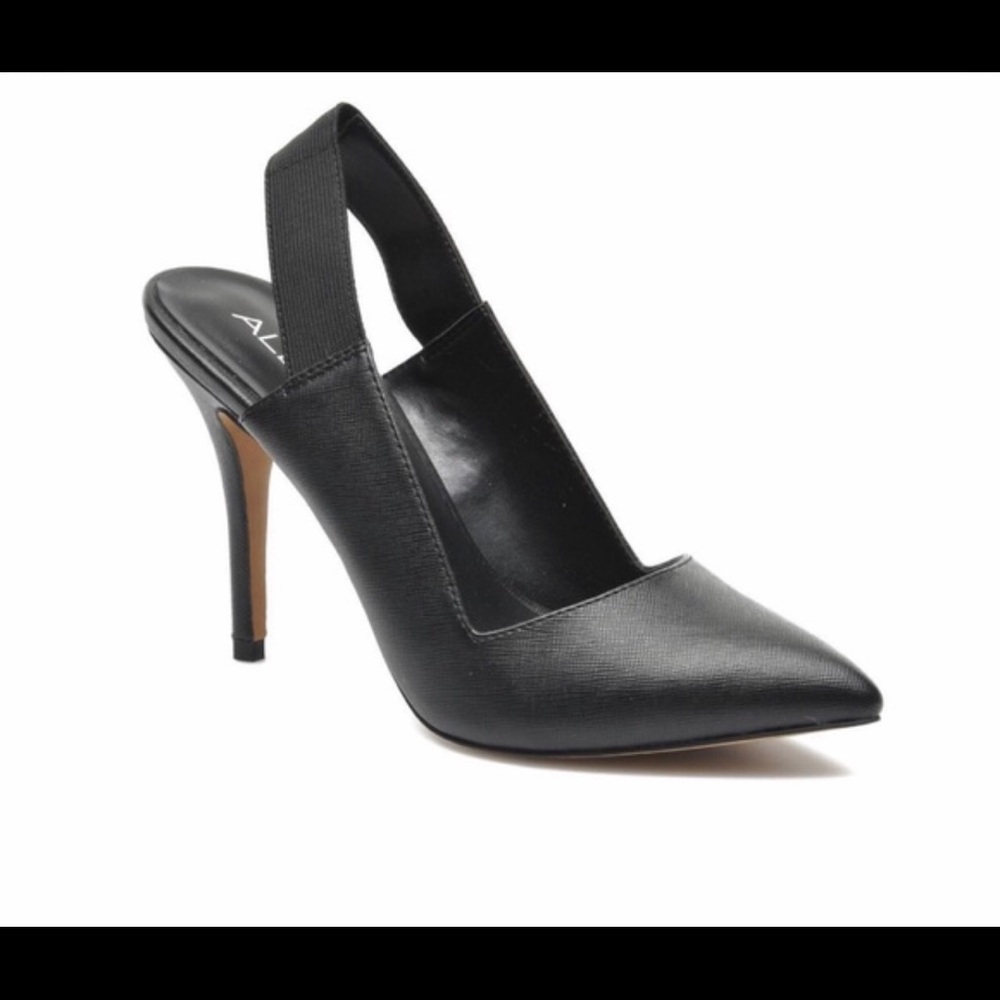 ALDO Black Sling back Pumps